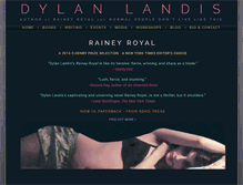 Tablet Screenshot of dylanlandis.com